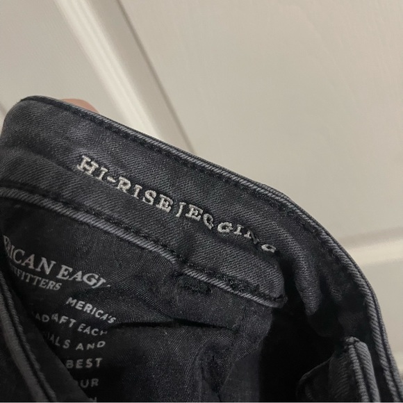 American eagle black distressed jeans - Picture 6 of 7